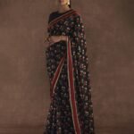 BLACK IRISBUD SAREE Saree