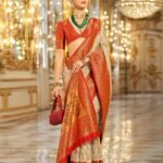 Women Woven Saree with Contrast Border