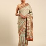 Floral Zari Woven Saree