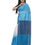 Women Printed Saree with Contrast Border